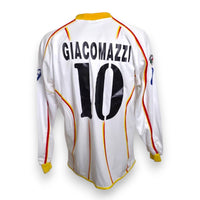 Retro maglia US Lecce Away 2008-09 numero 10 GIACOMAZZI – Asics – patch Lega Calcio – Player Issued manica lunga