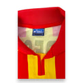 Collo maglia US Lecce Home 2001-02 etichetta Asics – colletto a polo rosso – Player Issued