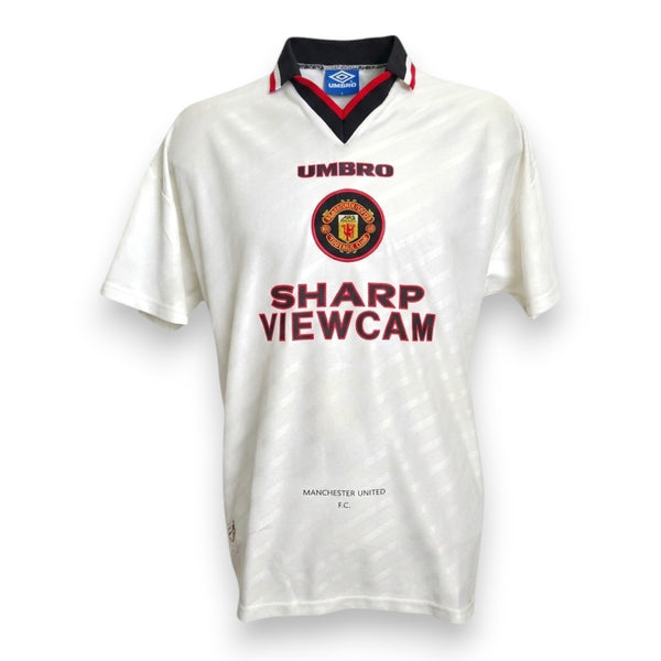 Maglia Manchester United Away 1996/97 – Cantona – N.7 – Vintage – Umbro – Premier League – Nome e Numero Replica