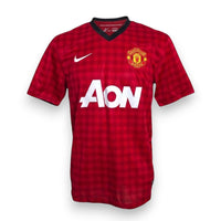 Maglia Manchester United Home 2012-13 Giggs numero 11 – Nike – sponsor AON gingham rosso – taglia M condizioni Excellent