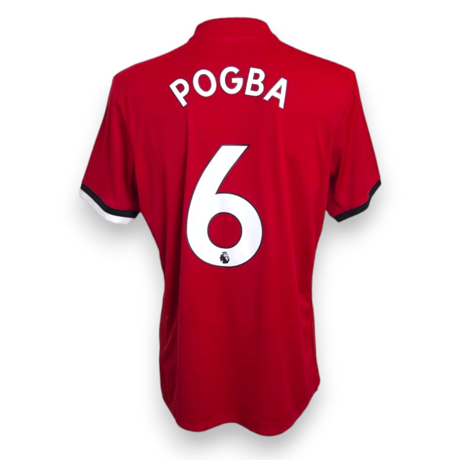 Retro maglia Manchester United Home 2017-18 Pogba numero 6 – nome e numero replica – Adidas Premier League