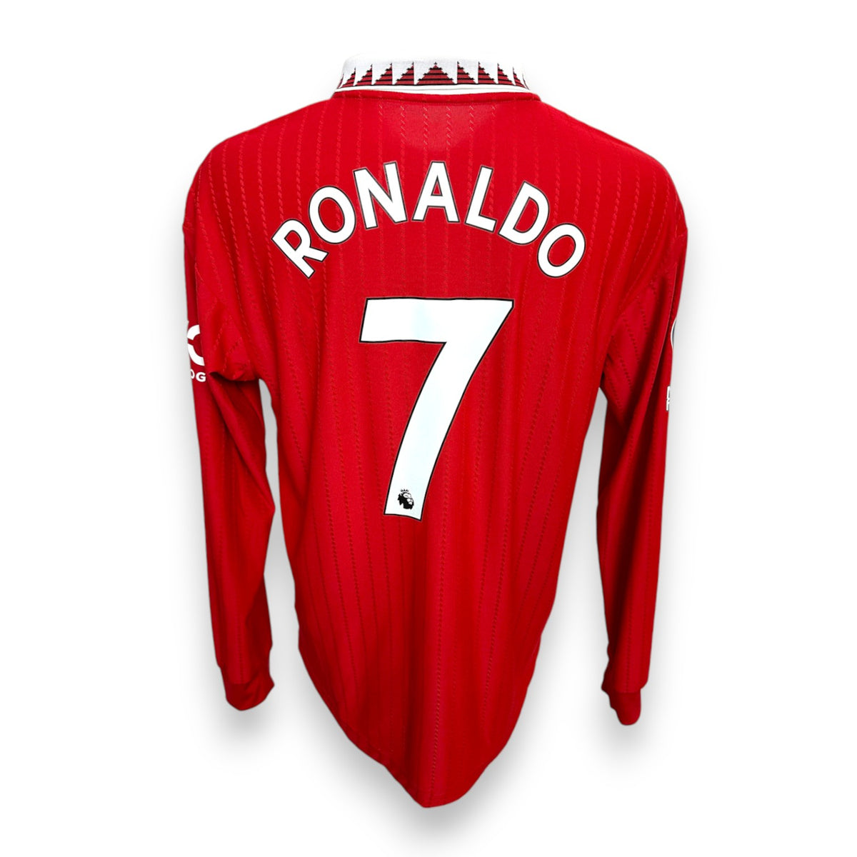 Retro maglia Manchester United 2022-23 Ronaldo numero 7 manica lunga – nameset originale Adidas