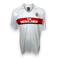 Maglia Milan Away 1988/89 replica ufficiale Score Draw con sponsor Mediolanum e scudetto – fronte