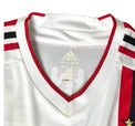 Colletto a V della maglia Milan Away 2011/12 con etichetta Adidas Climacool taglia L