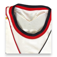 Dettaglio colletto rossonero maglia Milan Away 2012-13 Player Issued Adidas bordo Italia