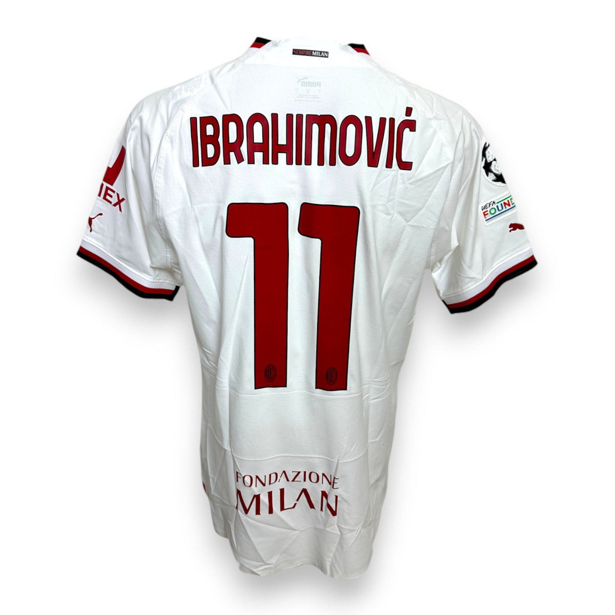 Retro maglia Milan Away 2022-23 Ibrahimović numero 11 – nameset originale Puma