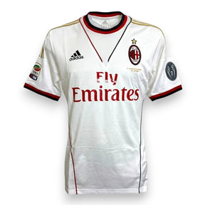 Maglia Milan Away 2013-14 Player Issued Antonio Nocerino numero 23 Adidas Formotion bianca taglia 8 condizioni molto buone