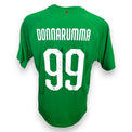 Retro maglia Milan Portiere 2018-19 nameset DONNARUMMA numero 99 con autografo originale a pennarello nero
