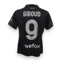 Retro maglia Milan Fourth 2023-24 numero 9 Giroud – sponsor wefox – nameset argento
