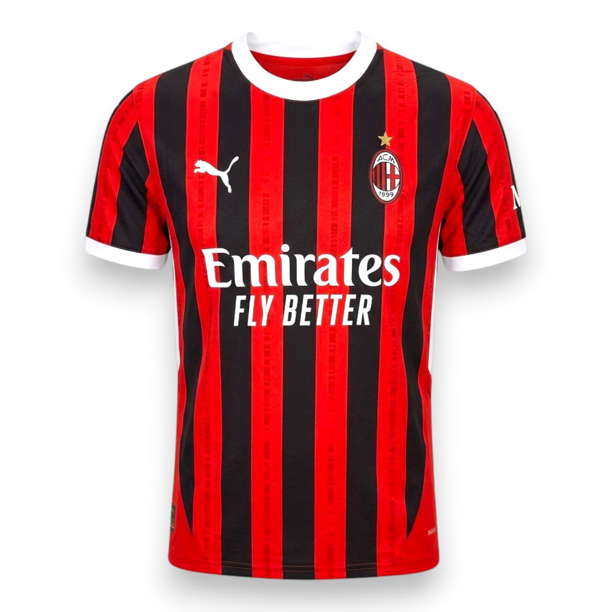 Maglia AC Milan Home 2024-25 Authentic – Puma Emirates – patch 125 anni
