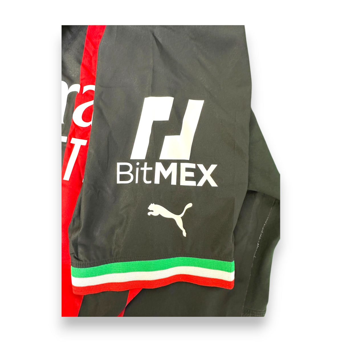 Sponsor BitMex manica maglia Milan Home 2022-23 Puma – condizioni Excellent