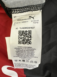 Etichetta interna Puma taglia L maglia Milan Home 2022-23 – Made in Indonesia