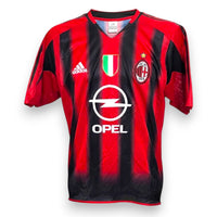 Maglia Milan Home 2004-05 Gennaro Gattuso Adidas – store autentica – scudetto tricolore – sponsor Opel – vintage
