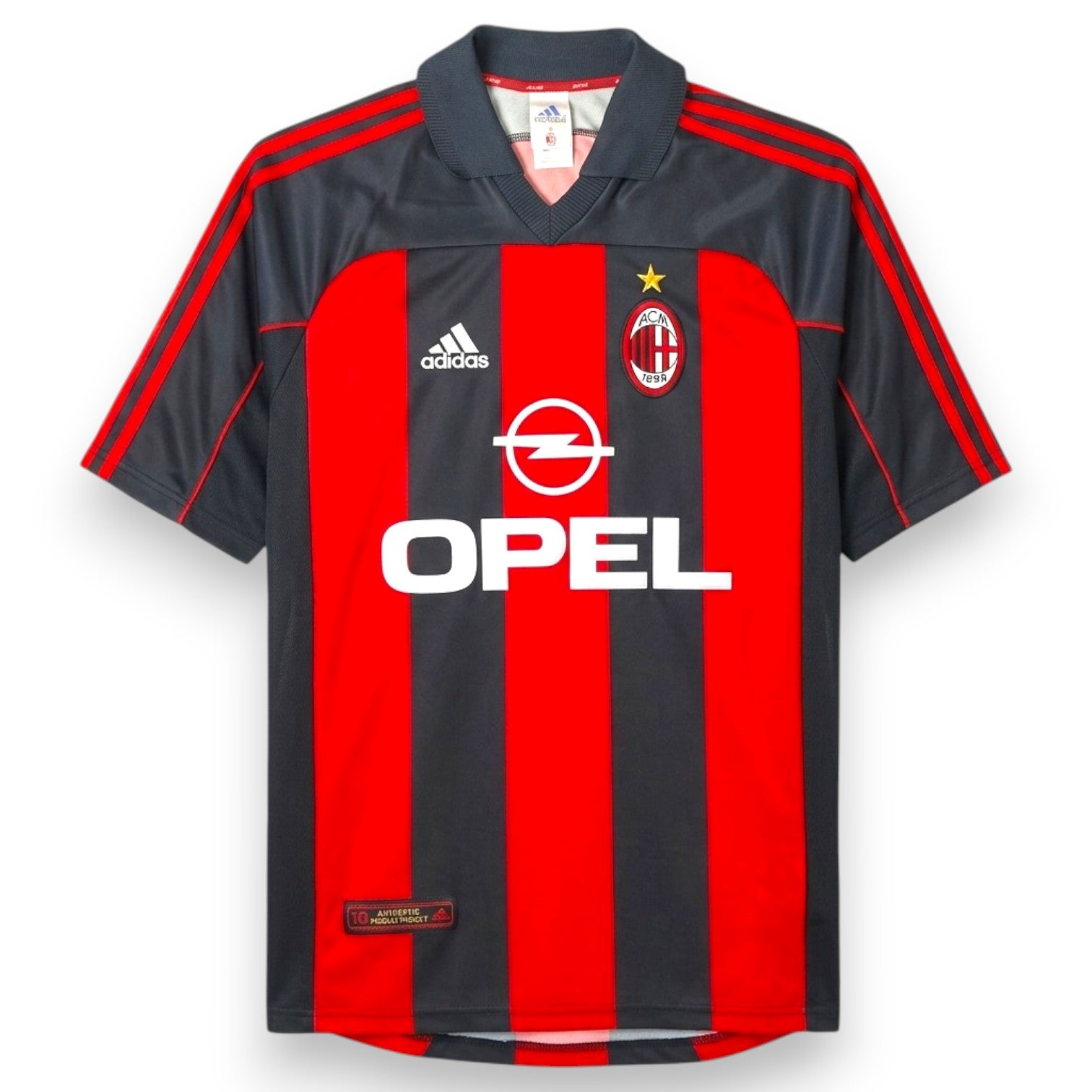 Maglia Milan Home 2000-01 Paolo Maldini Adidas – store autentica – sponsor Opel – stemma ACM – vintage XL