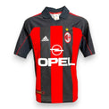 Maglia AC Milan Home 2000-01 autografata Paolo Maldini numero 3 – adidas – sponsor Opel – Vintage Store autentica