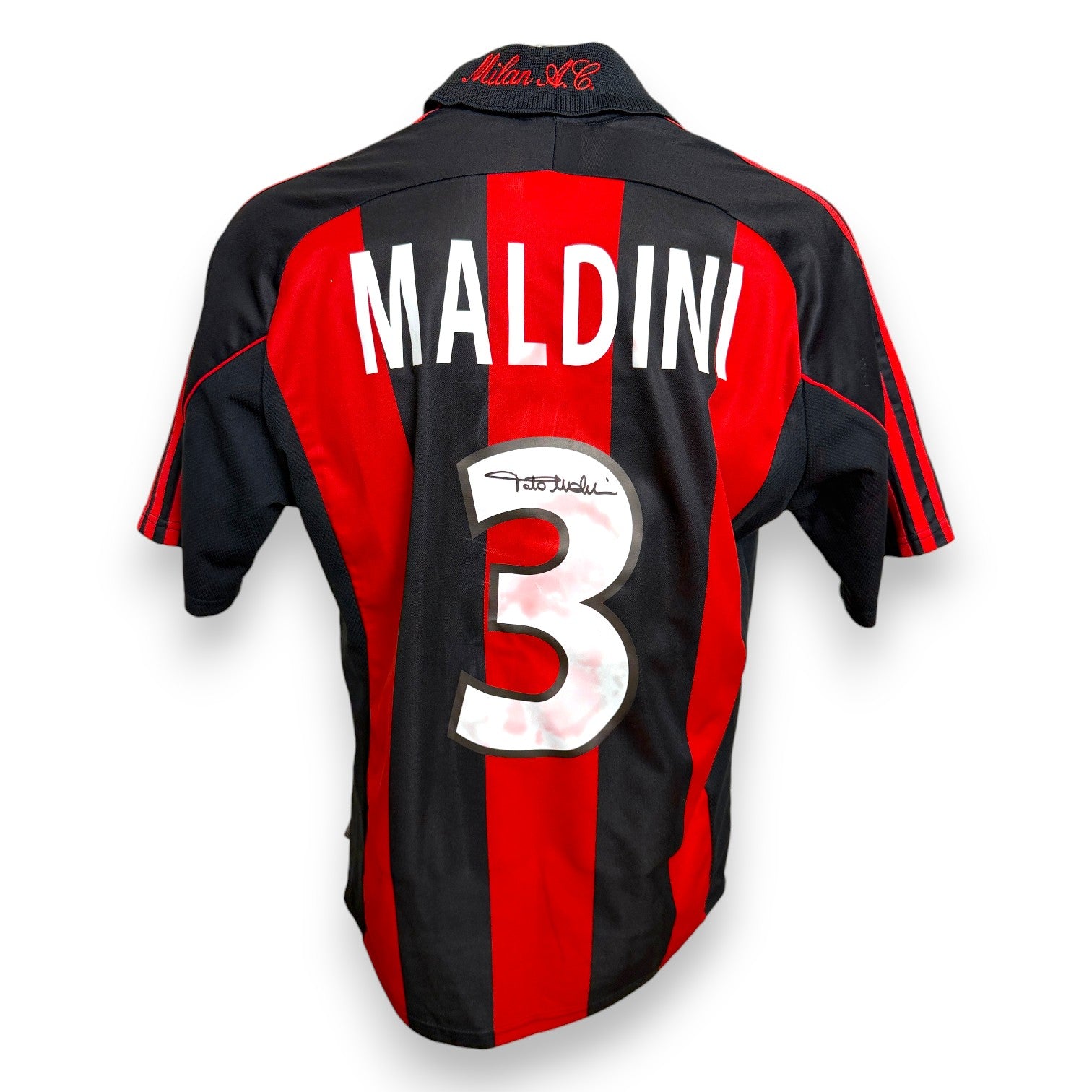 Milan Maldini Jersey 2000/01 Signed – COA Included | MTM