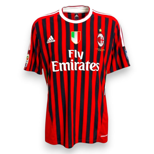 Maglia Milan Home 2011-12 Player Issued Antonio Nocerino numero 22 Adidas Formotion con scudetto tricolore taglia XL