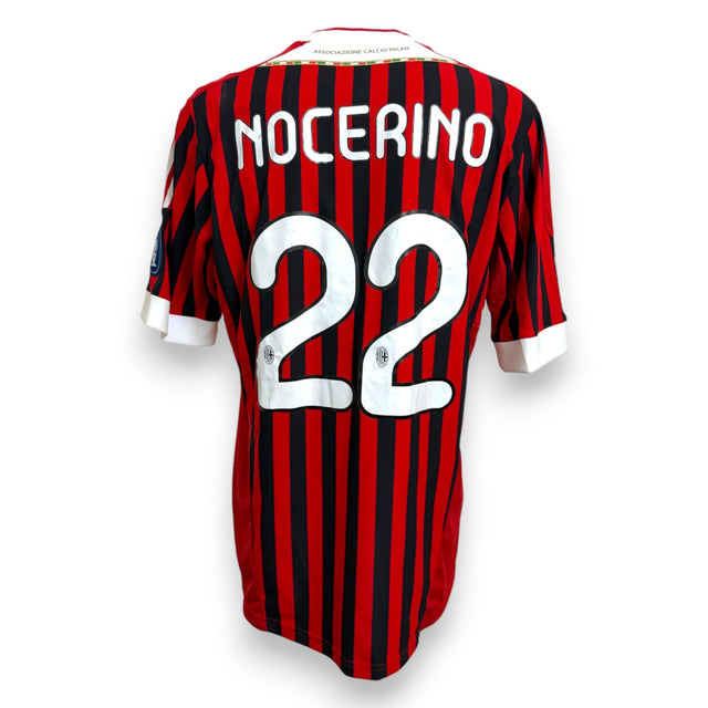 Retro maglia Milan Home 2011-12 Antonio Nocerino numero 22 bianco Player Issued Adidas cimelio Serie A