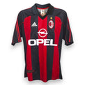 Maglia Milan Home 2000-01 Andriy Shevchenko Adidas – store autentica – sponsor Opel – stemma ACM – vintage XL