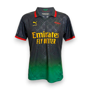 Maglia AC Milan x Off-White Fourth Kit 2024-25 Tijjani Reijnders autografata – Puma edizione limitata – sponsor Emirates – condizioni Excellent