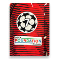 Badge sette Champions League e patch UEFA Foundation for Children su maglia Milan Home 2023-24