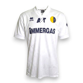 Maglia Modena Away 2005-06 bianca Player Issued Mattia Graffiedi numero 20 – Erreà – sponsor Immergas – scudo Modena 1912