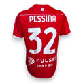 Retro maglia AC Monza Home 2023-24 numero 32 PESSINA – sponsor Pulsee Luce e Gas – versione Player Issued