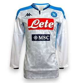 Maglia Napoli Away 2019-20 Player Issued José Callejón fronte – Kappa Kombat manica lunga – sponsor Lete e MSC – cimelio ultima stagione azzurra