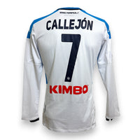 Retro maglia Napoli Away 2019-20 numero 7 José Callejón Player Issued – sponsor Kimbo – ricamo SSC Napoli sotto colletto