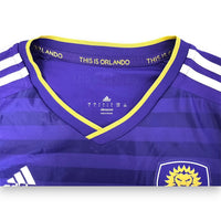 Colletto maglia Orlando City Home 2016 – etichetta This is Orlando – logo Adidas Climacool taglia L