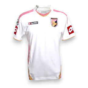 Maglia Palermo Away 2008-09 Lotto bianca rosa oro – fronte senza sponsor con stemma aquila – taglia L