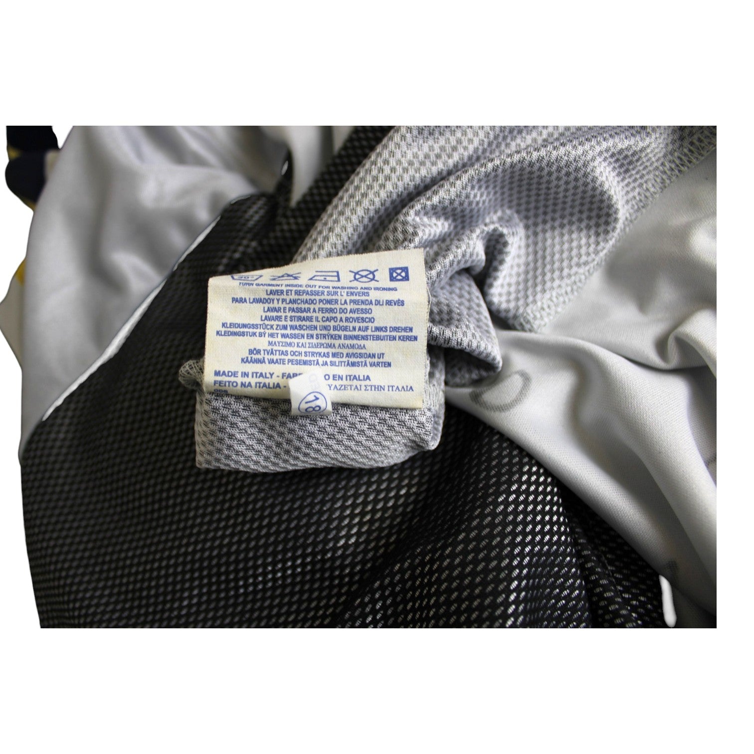 Etichetta Made in Italy maglia Parma 2000-01 Champion – finitura Player Issued fornitura squadra