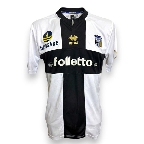 Parma Centenary Jersey 2013/14 – Antonio Cassano – No. 99 – Signed Store Replica – Errea – Serie A – COA Included