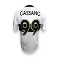 Retro maglia Parma Centenario 2013-14 nameset Cassano 99 nero oro autografato – firma originale Errea