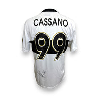 Retro maglia Parma Centenario 2013-14 nameset Cassano 99 nero oro autografato – firma originale Errea