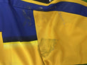 Craquelure sulla stampa del numero 7, maglia Parma Sartor Player Issued 2001-02