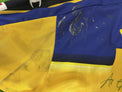 Segno di usura sul tessuto in corrispondenza della spalla, maglia Parma Sartor Player Issued