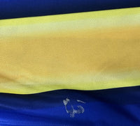 Macchia visibile sul tessuto della maglia Parma Sartor Player Issued 2001-02