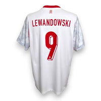 Retro maglia Polonia Home 2026 numero 9 Lewandowski Nike – stampa rossa e logo Polska