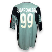 Retro maglia portiere Palermo 2005-06 Matteo Guardalben numero 99 nome bianco Player Issued Lotto Coppa UEFA