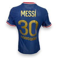 Retro maglia PSG 2021-22 Messi numero 30 oro Player Issued Jordan