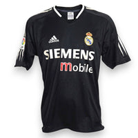 Maglia Real Madrid Away 2004-05 nera Ronaldo il Fenomeno numero 11 – Adidas – sponsor Siemens Mobile – condizioni Excellent