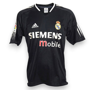 Maglia Real Madrid Away 2004-05 nera Ronaldo il Fenomeno numero 11 – Adidas – sponsor Siemens Mobile – condizioni Excellent