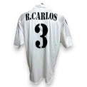 Retro maglia Real Madrid Home 2004/05 Adidas con nameset originale R.Carlos numero 3
