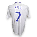 Retro maglia Real Madrid Home 2007-08 Raúl numero 7 – nome e numero replica viola – Adidas La Liga