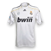 Maglia Real Madrid Home 2009-10 Cristiano Ronaldo numero 9 – Adidas – sponsor bwin.com bianca – taglia M condizioni Very Good