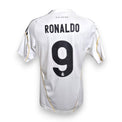 Retro maglia Real Madrid Home 2009-10 Ronaldo numero 9 – stampa ufficiale Adidas – La Liga