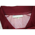 Etichetta interna Asics taglia XL maglia Reggina Home 2000/01 Player Issued amaranto colletto polo