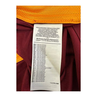 Etichetta di composizione Nike 100% poliestere Made in Bangladesh della maglia Roma 2015/16