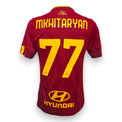 Retro maglia Roma Home 2021-22 numero 77 Mkhitaryan – sponsor Hyundai – scritta Figli di Roma sul colletto